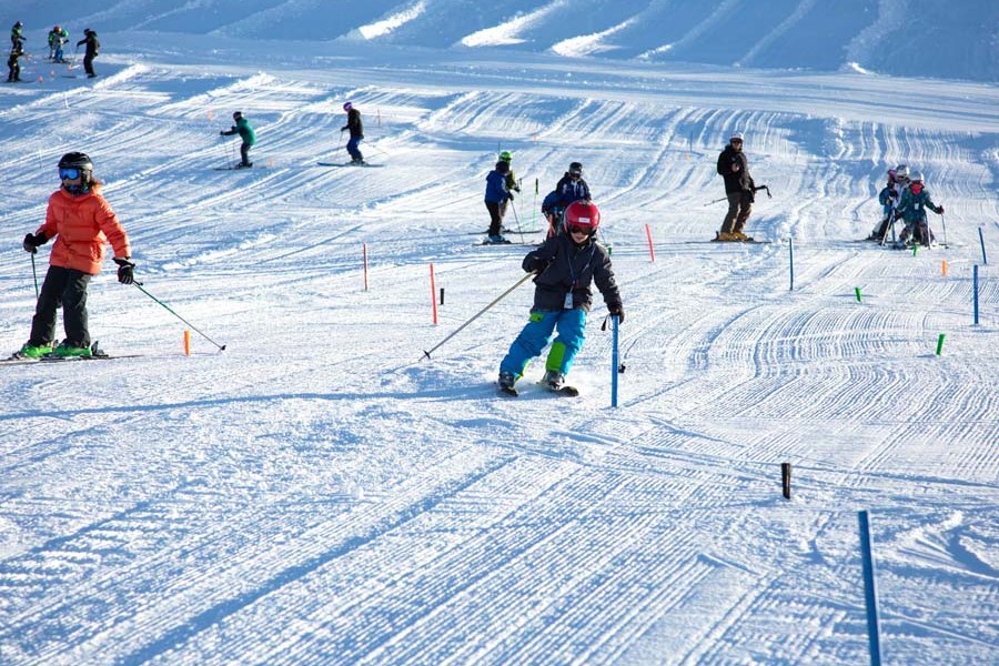 Young LASAR Alpine skier at Rotarun