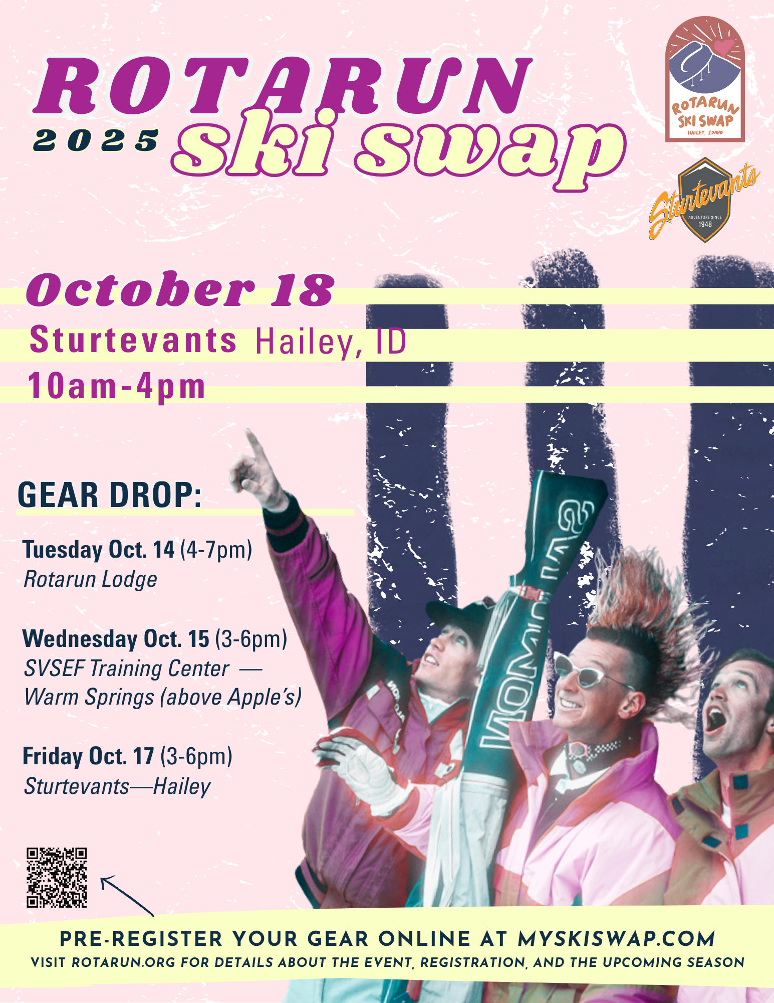 Ski Swap Flyer PNG